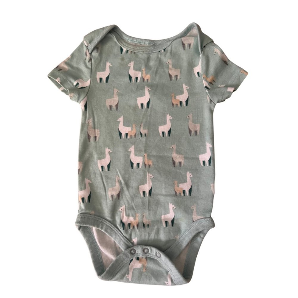 Cloud Island Llama Onesie Gender Neutral